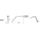 INSERT BOISSEAU PROTHÈSE/ESTHÉTIQUE FILETAGE EMS/MECRON. G33